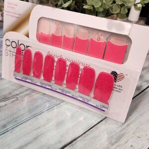 Color Street Pink Press On Nail Design